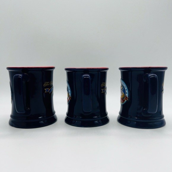 THE POLAR EXPRESS SET OF 3 “I BELIEVE” BLUE MUGS “We’ve Got It Hot Chocolate” - Picture 4 of 10